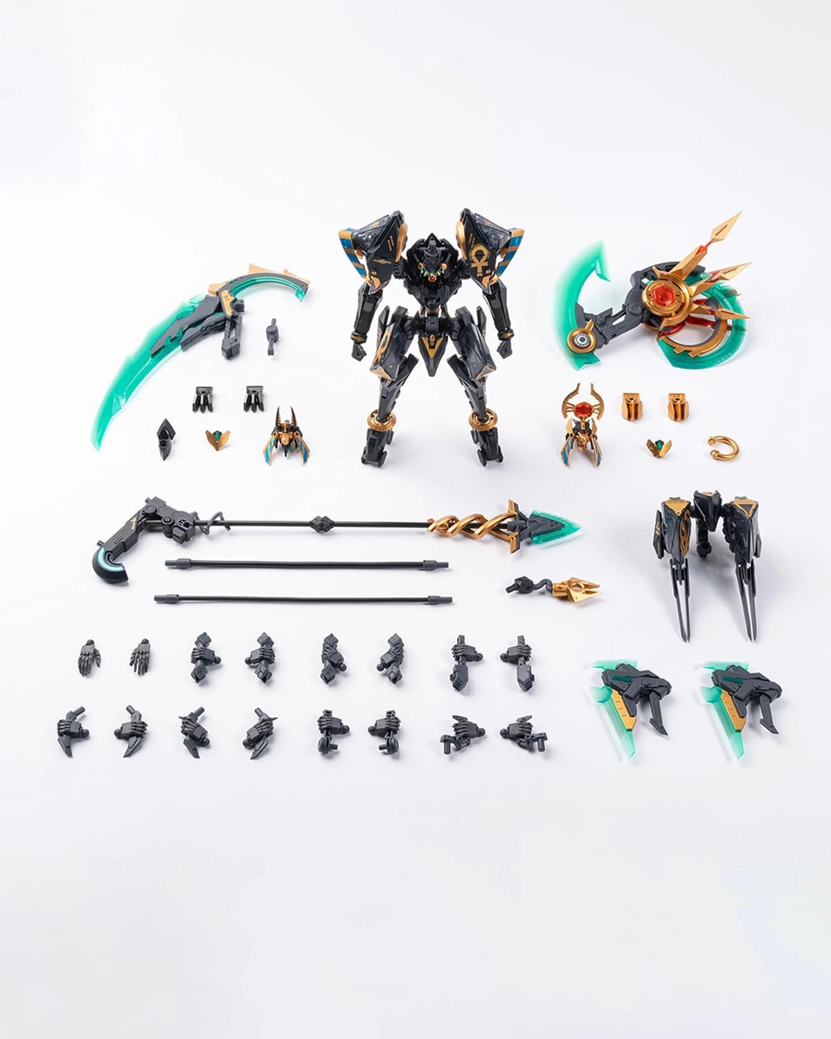 Anubis and Horus scale model